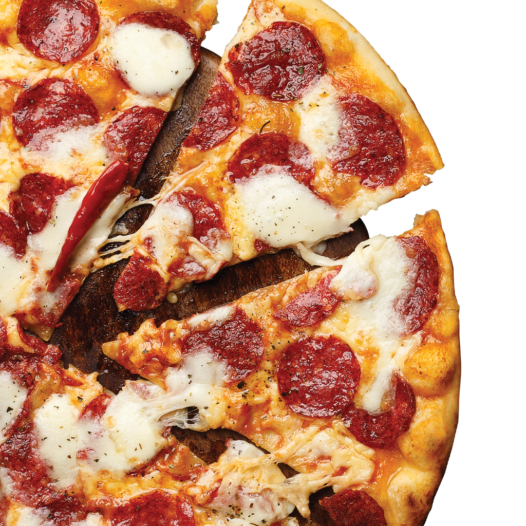 Zabiha Halal beef pepperoni pizza, real cheese, bake 15–18 minutes, shipped frozen nationwide