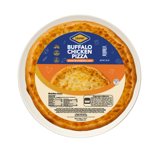 Halal Buffalo Chicken Pizza